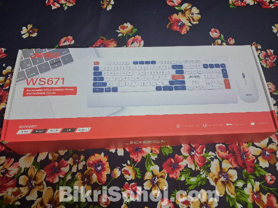 Wireless Keyboard Mouse Combo Set